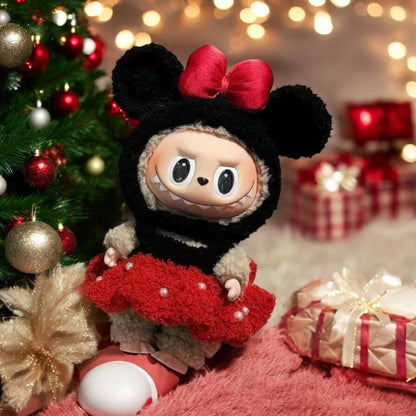 Minnie Mouse costume style - Handmand Labubu Doll Outfit